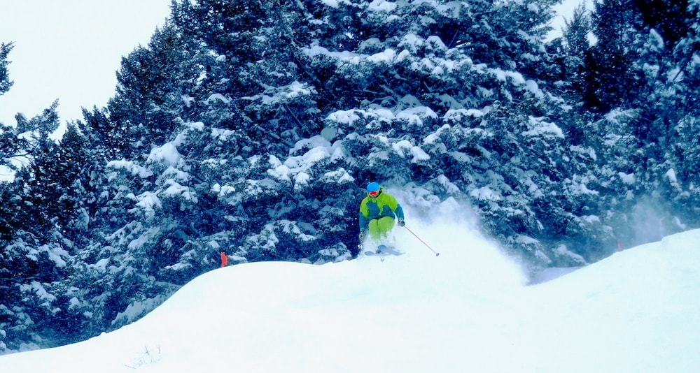 Jamie popping today. photo: snowbrains