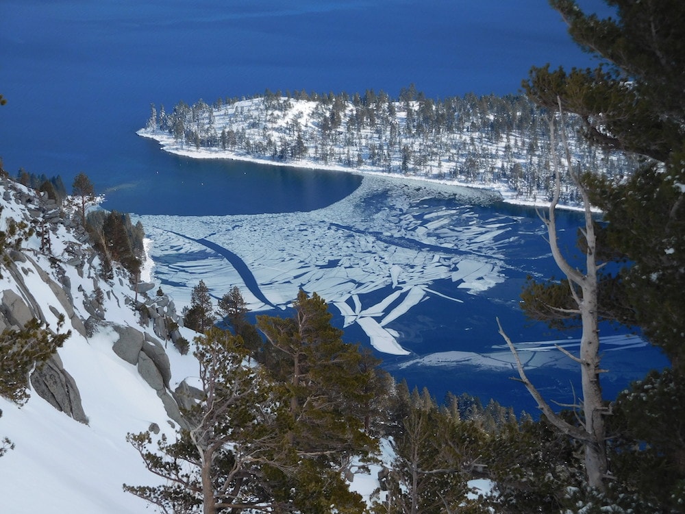 Emerald Bay's mouth today. photo: snowbrains