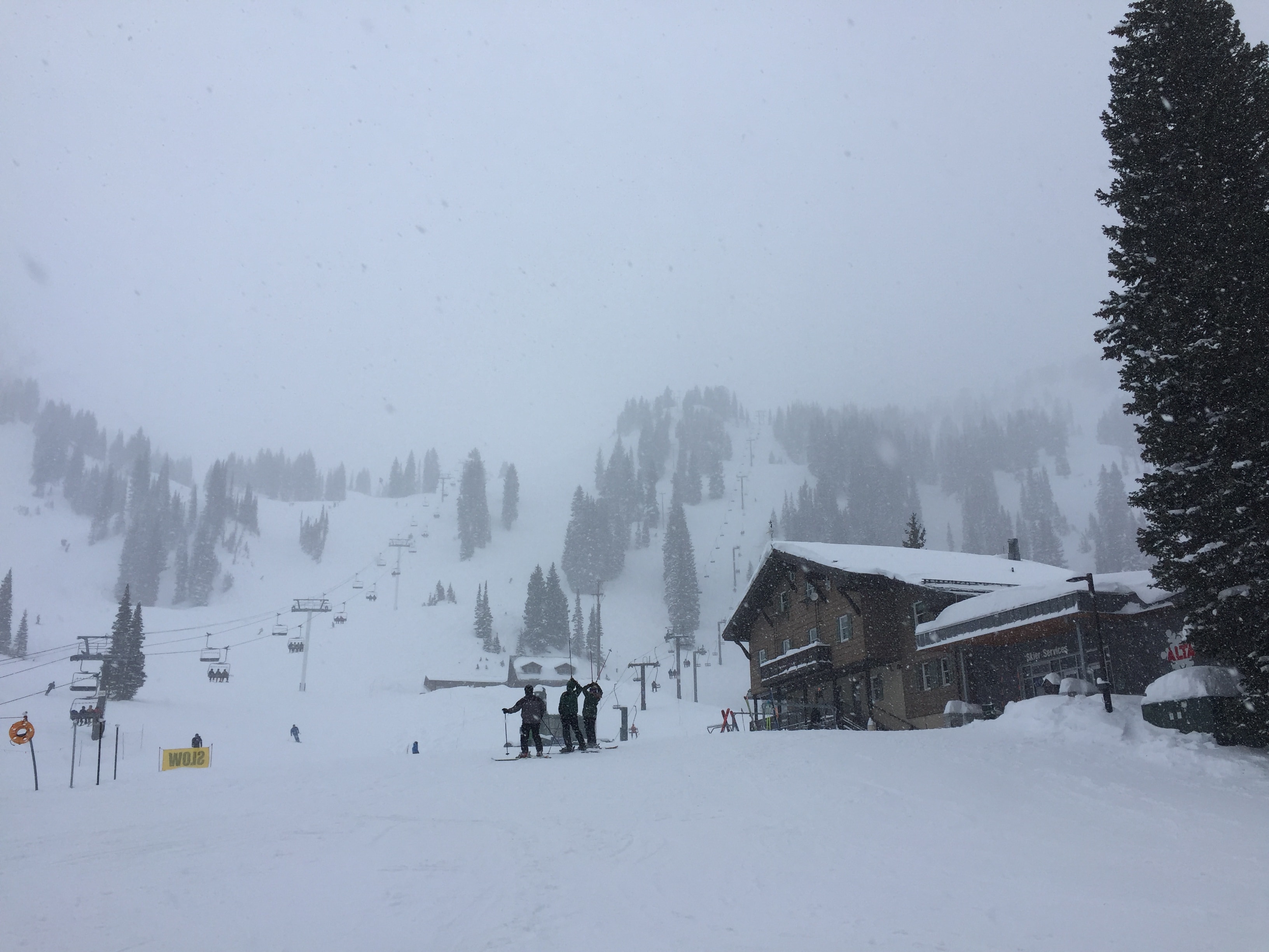Wildcat Base at Alta Ski Area, today. // photo: Matias Ricci