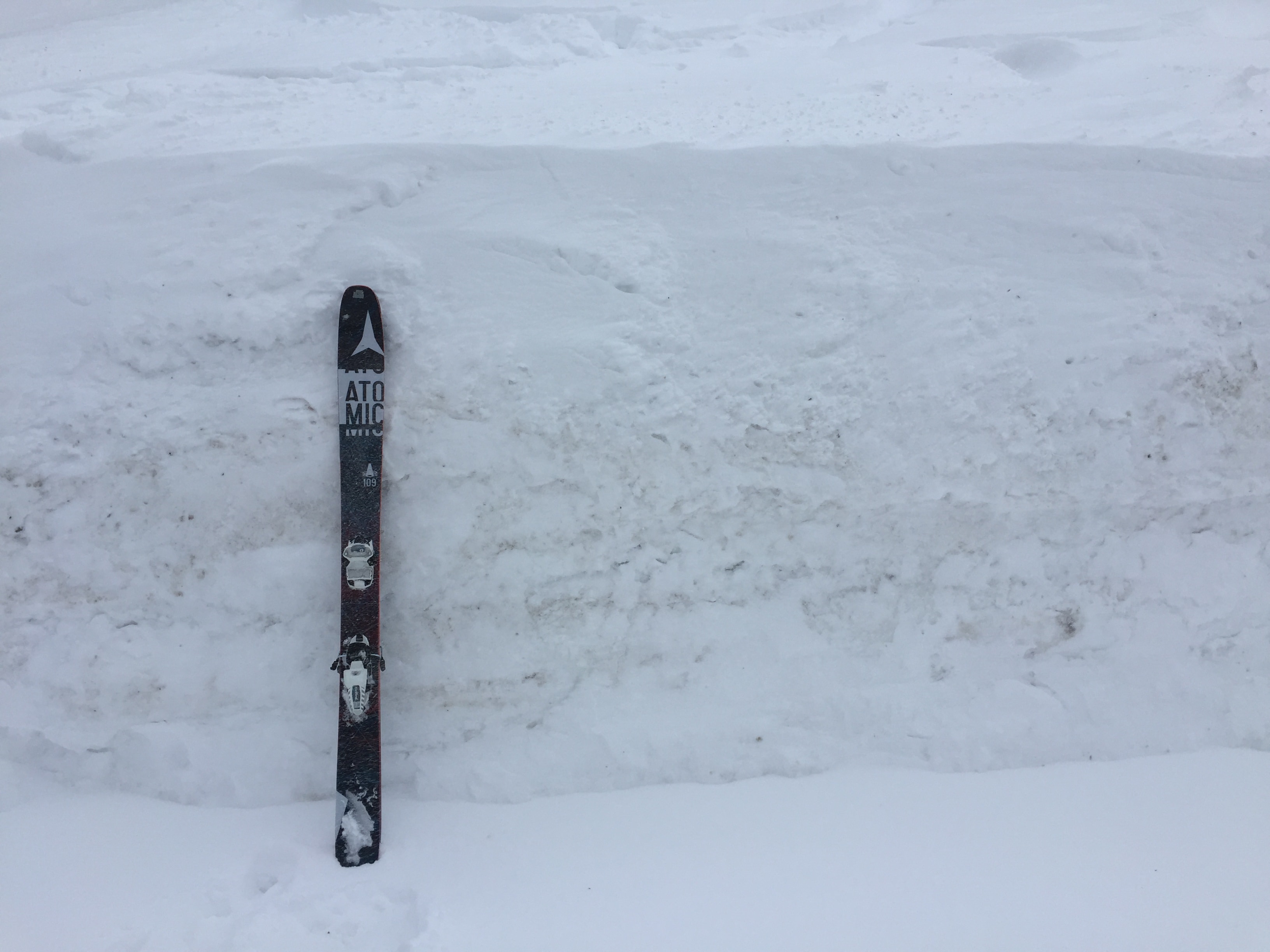Alta snowpack is currently 262''. // photo. Matias Ricci