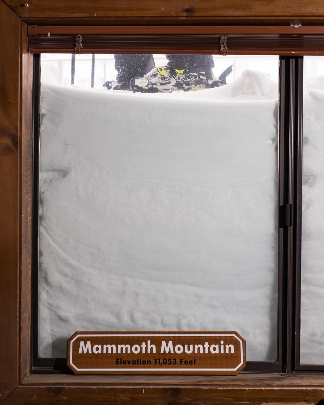 It's about this deep at Mammoth. Image: Miles Weaver 