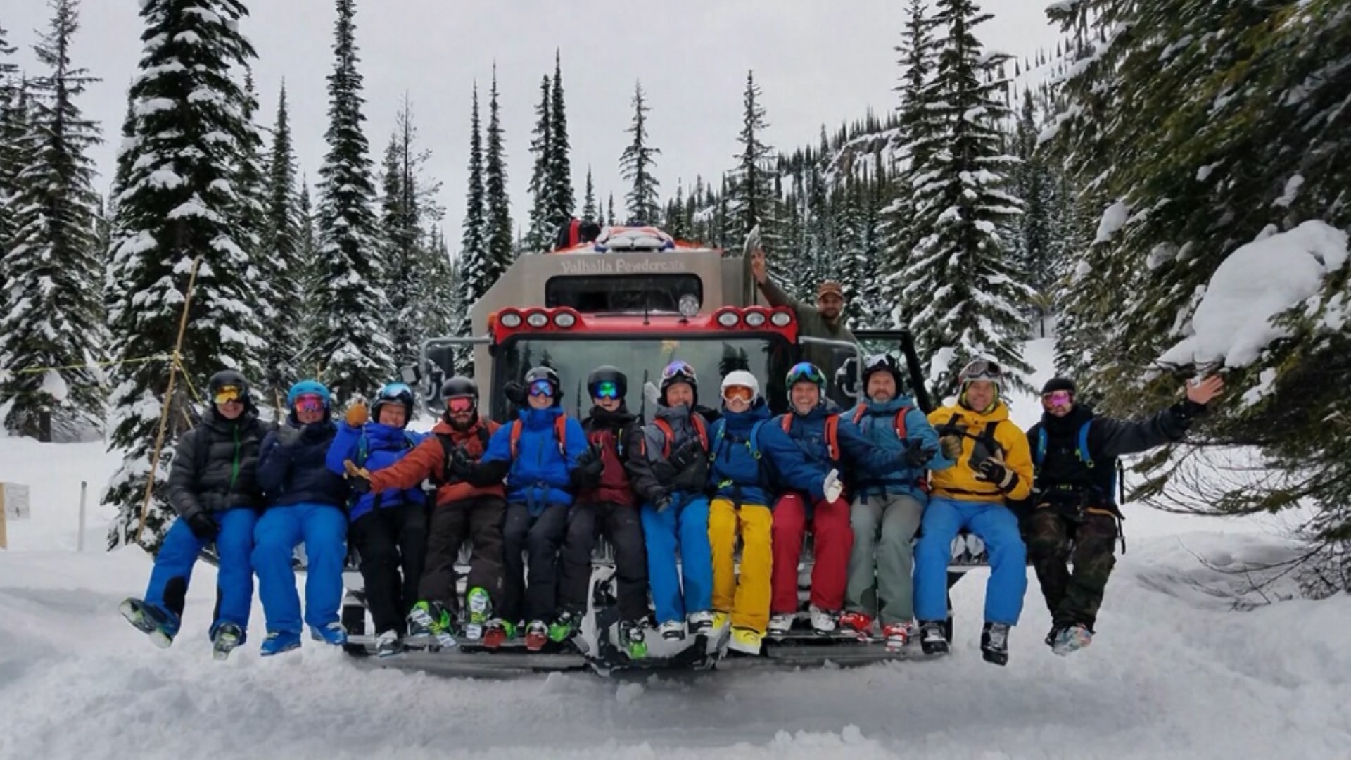 A dozen friends from Utah went to B.C. to do some CAT skiing and survived an avalanche. Credit: KSL.com