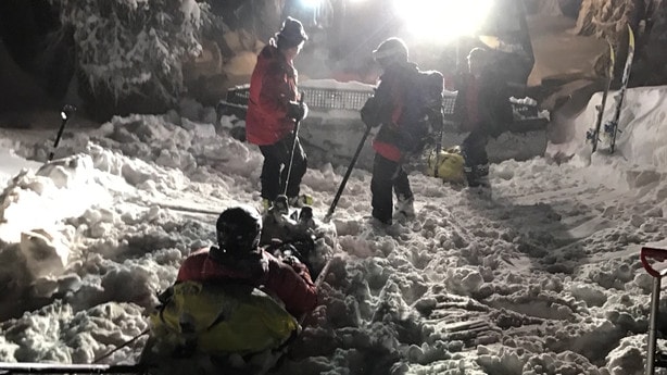 Utah skiers in B.C. last week hit by avalanche; all survived. Credit: KSL.com