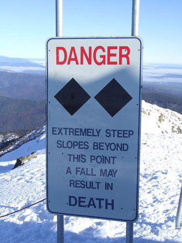 Not necessarily the most dangerous ares, suggests the N.S.A.A. Photo: Snowbrains