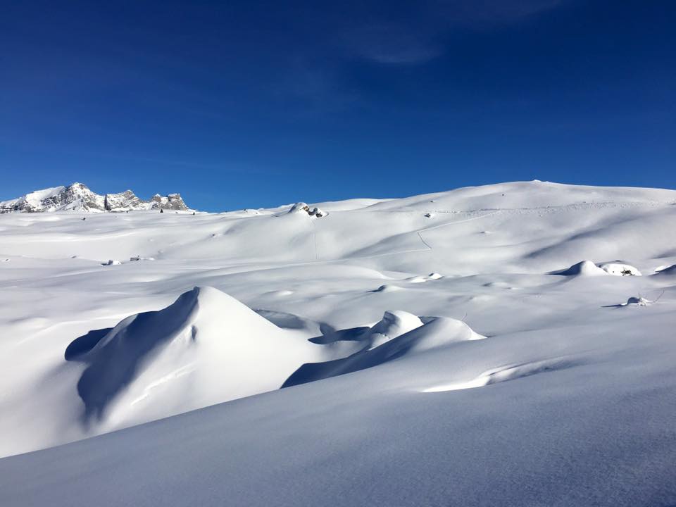 Best quality snow at two of the most snow-sure resorts in Switzerland. Credit: Engelberg Facebook page