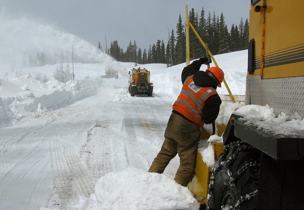 Wyoming highways buried under 40+ inches of snow in five days. Credit: Billings Gazette