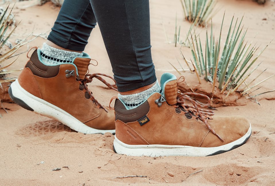 A boot that's perfect for hiking in the mountains and walking in the streets. 