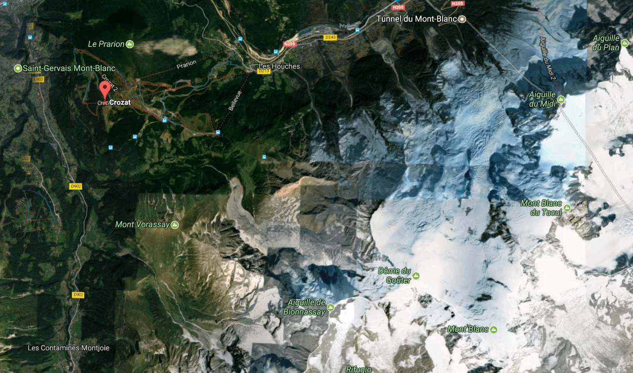 Map, chamonix, mont blanc, crozat, google maps, missing, mountaineer