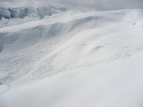 avalanche, Switzerland, glacier