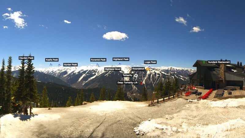 Aspen mountain webcam view