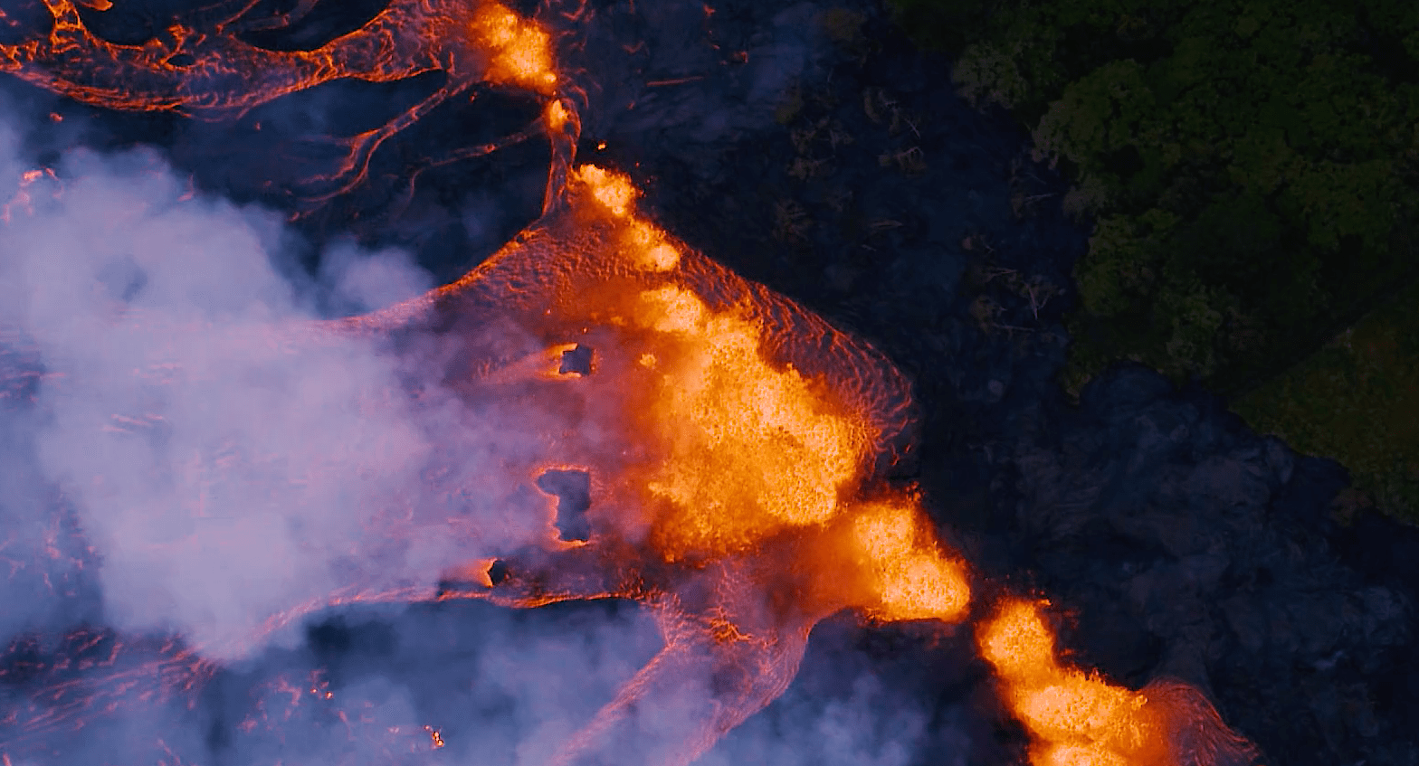 hawaii, volcano, lava