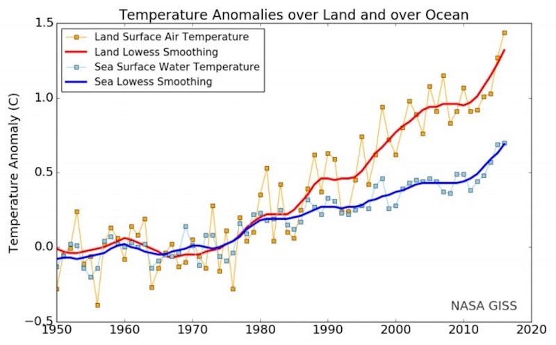 Global climate trend