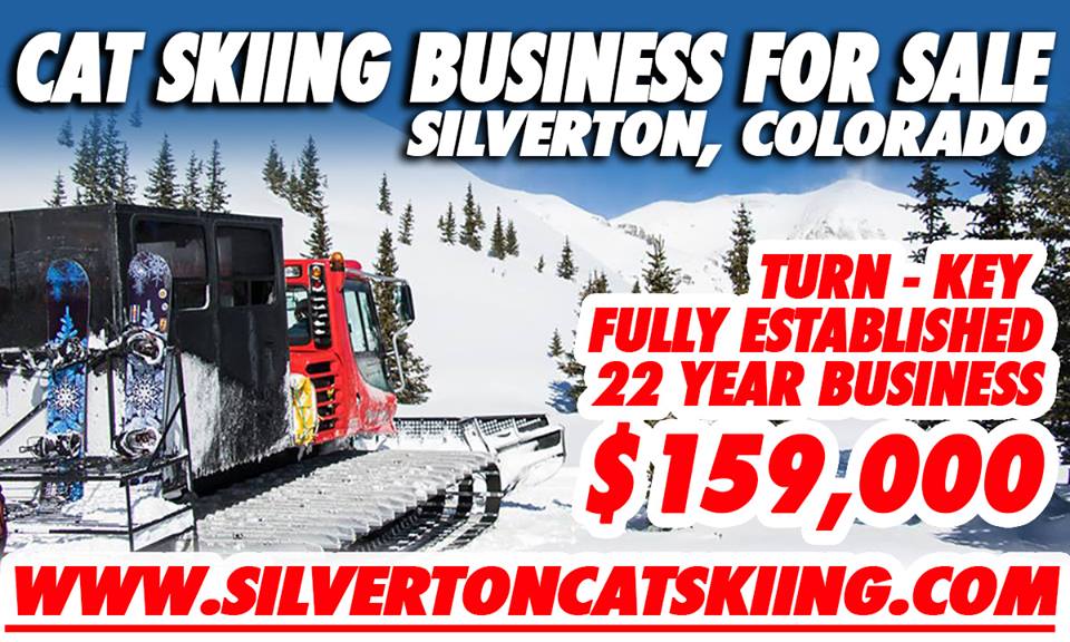 silverton, cat-skiing, business for sale, colorado