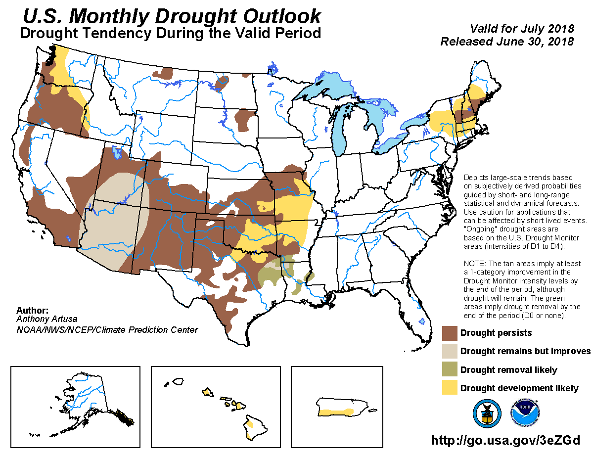 noaa, nws, outlook, drought