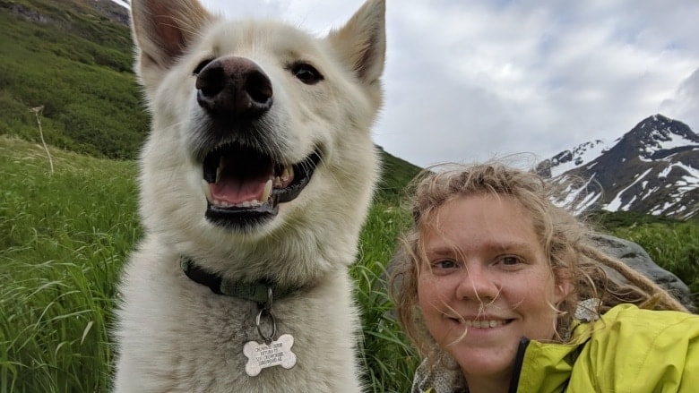 husky, Alaska, rescue, deaf hiker