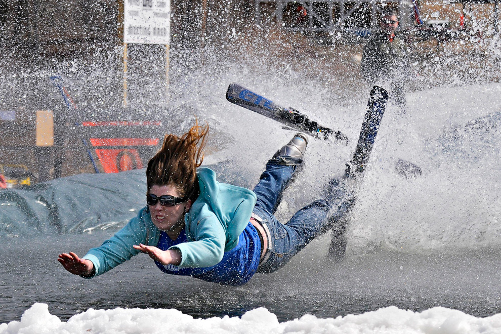 colorado, pond skim