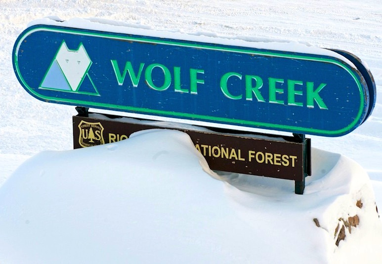 wolf creek sign