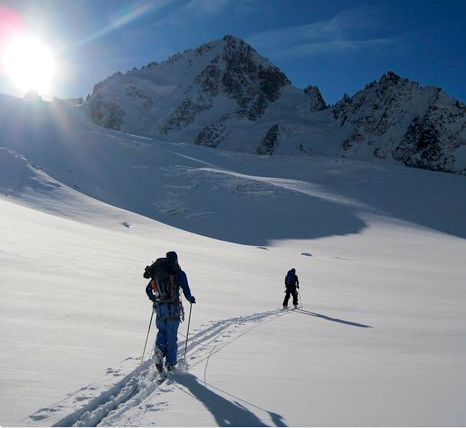 Chamonix ski touring