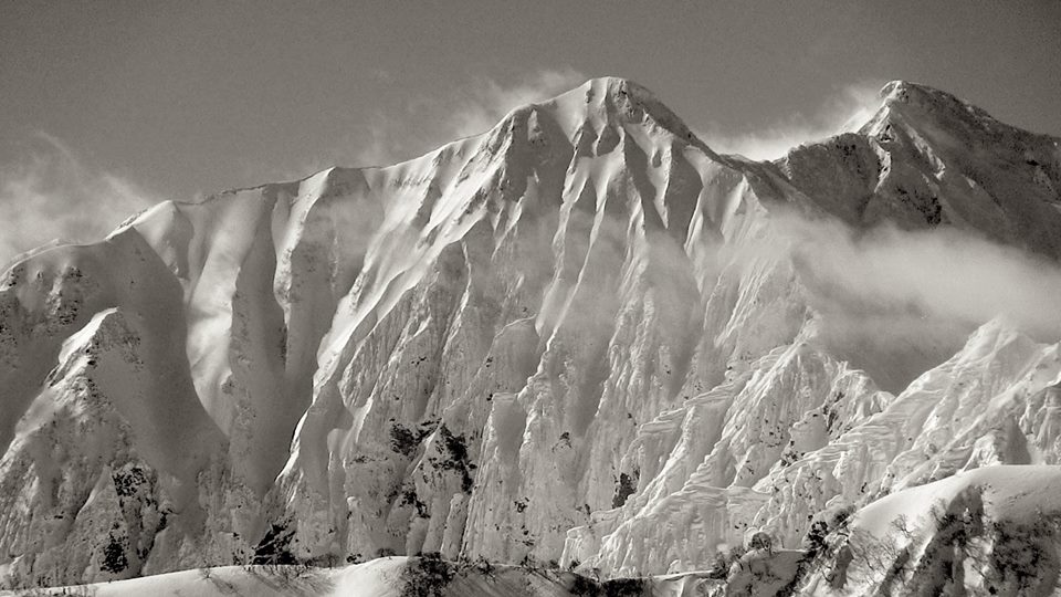 The Japanese Alps in January. photo: miles clark