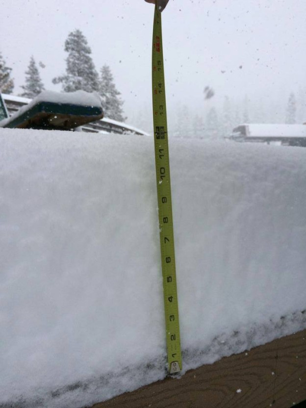 Lake Tahoe Ski Resort Snowfall Totals | Up To 17" Of New Snow - SnowBrains