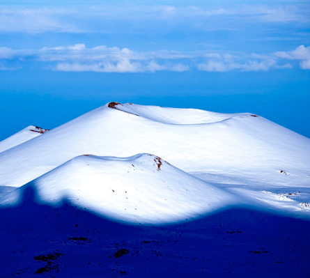 Mauna Kea snow, Hawaii