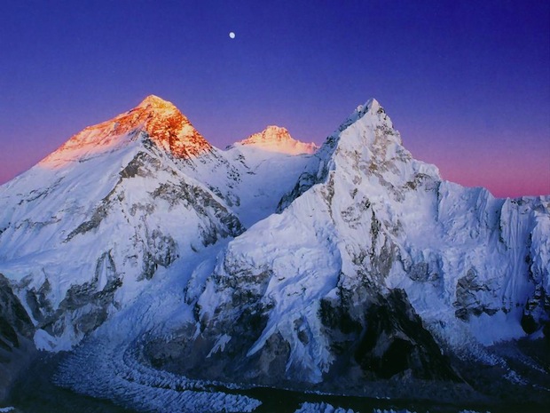 Mt. Everest and Nuptse