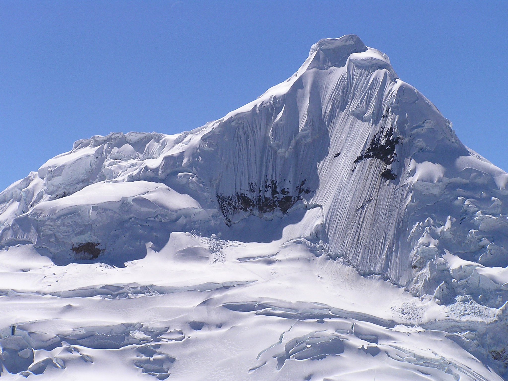 19,800-foot Tocllaraju in Peru's Cordillera Blanca.