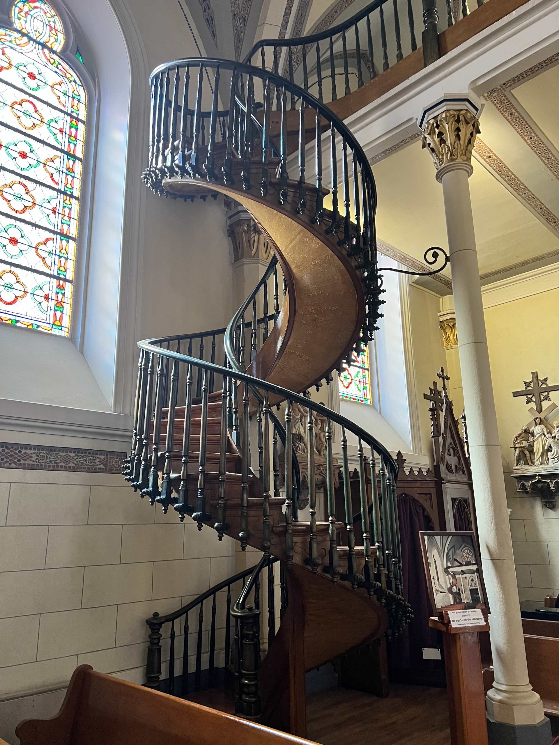Loretto chapel, staircase,