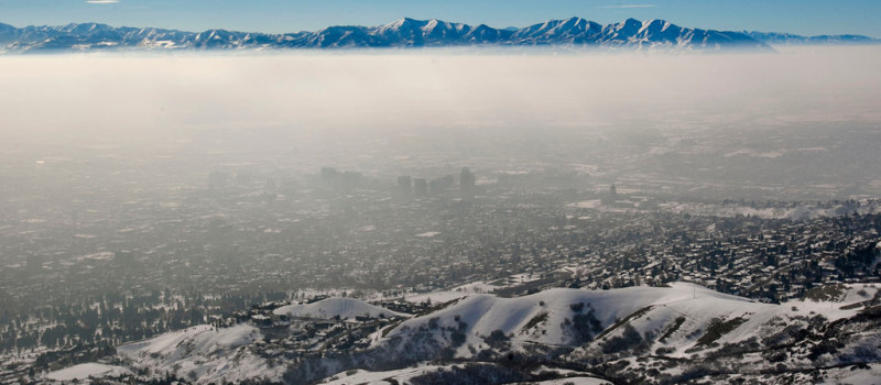 Bad air quality in Salt Lake County, Utah