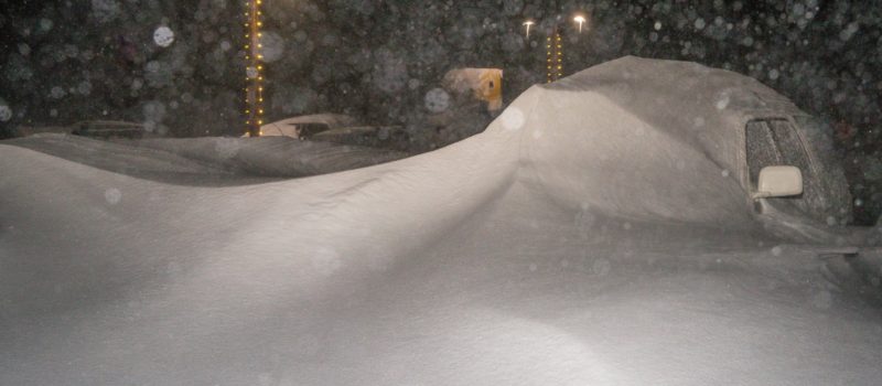 4 inchesof snow
