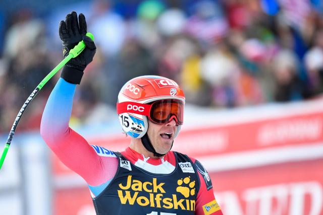 Nyman waves at the crowd. (Getty Images/Agence Zoom-Francis Bompard)