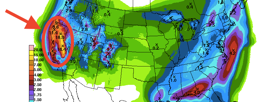 Noaa 34 56 Of Snow Forecast For Lake Tahoe Ca Nv Next 3 Days