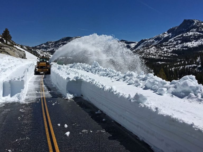VIDEO Detailed Tioga Pass, CA Road Update on a Bicycle SnowBrains