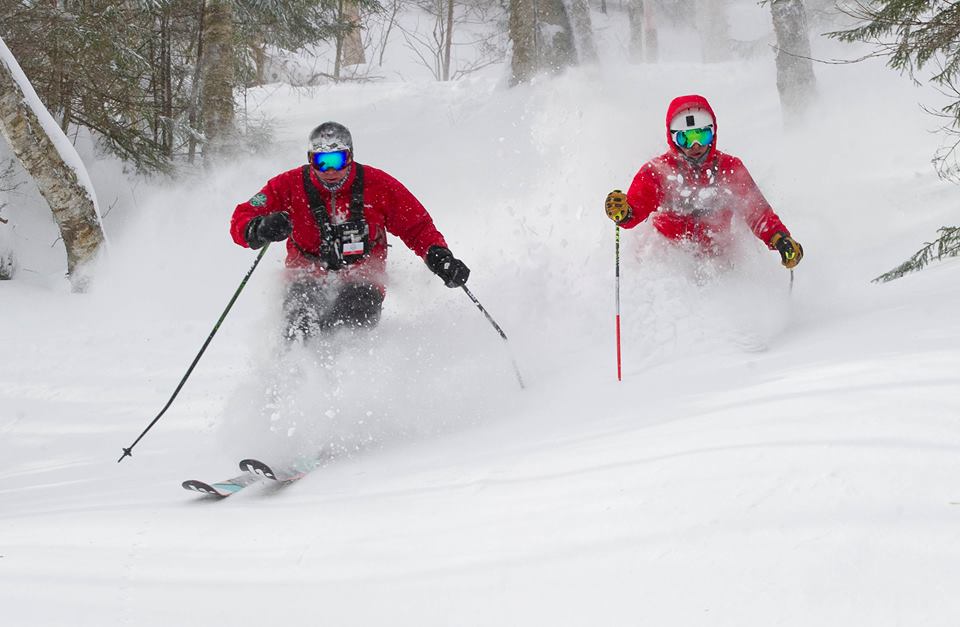Powder day at Mad River, New England, mad river glen