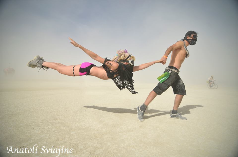 Two Burners at Burning Man