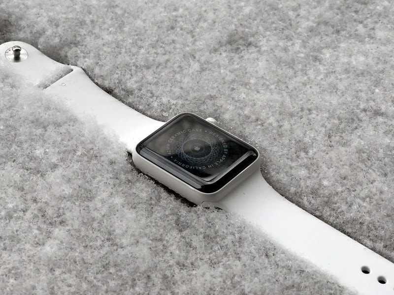 apple watch snowboarding