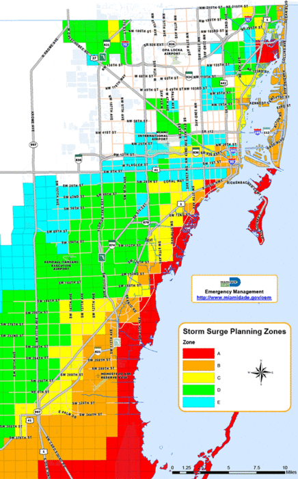 evacuation-zone-map-2013-miami-dade - SnowBrains