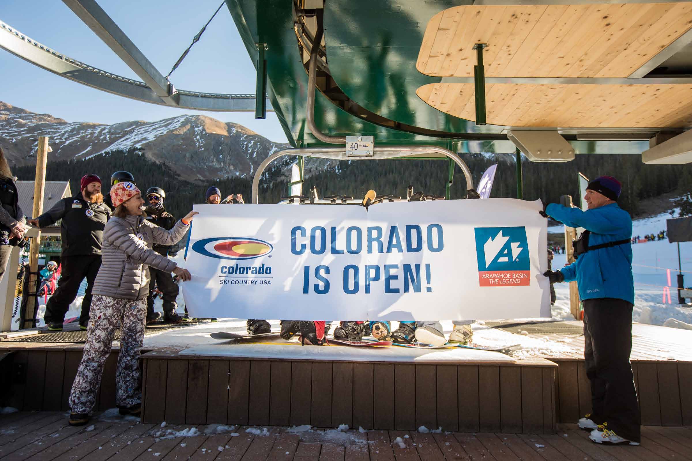 jour d'ouverture, Arapahoe Basin, Colorado, 