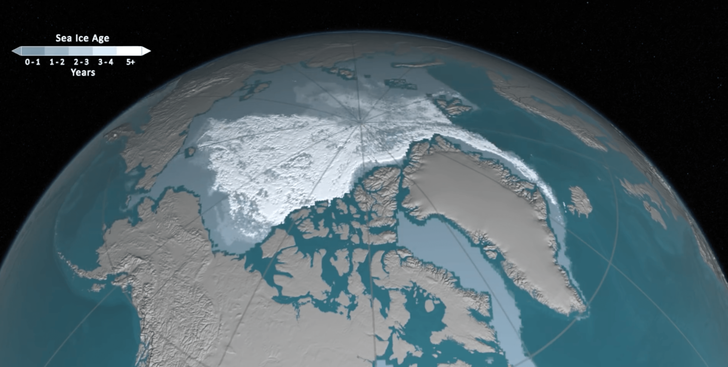 arctic, sea ice, nasa, shrinking, climate change, global warming