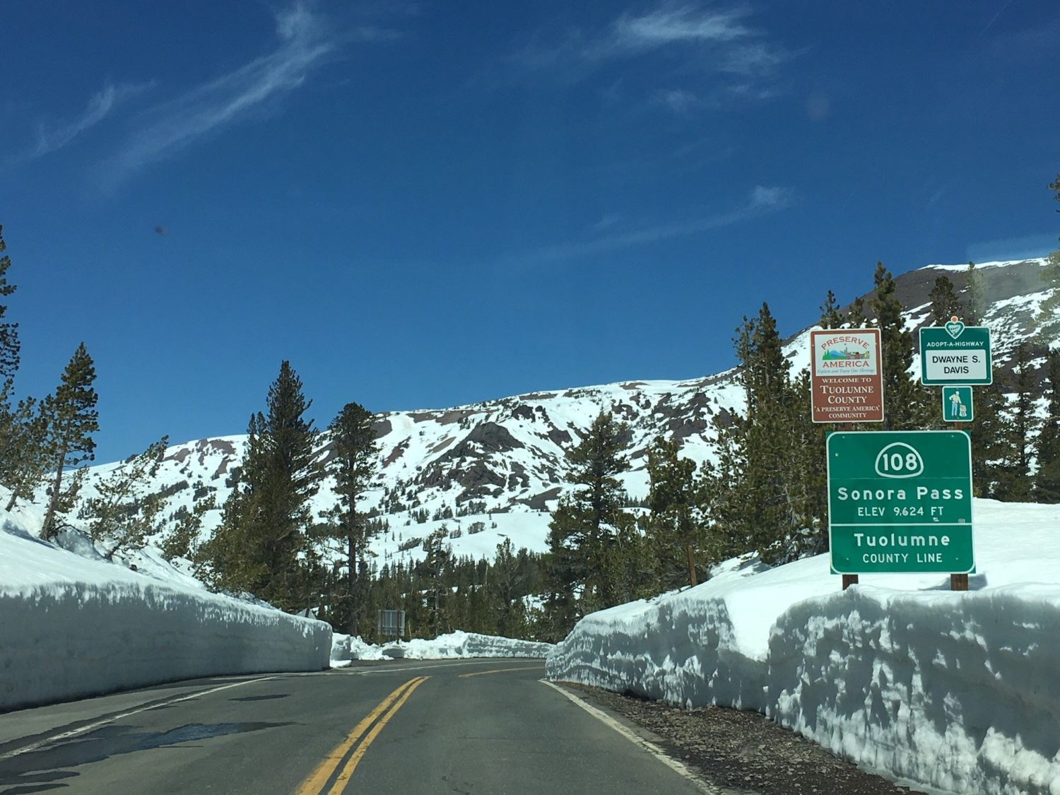 [VIDEO] 9,624' SR108 Sonora Pass, CA, Now Open for the Summer SnowBrains