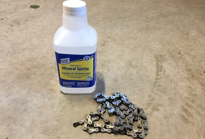 clean chain before wax