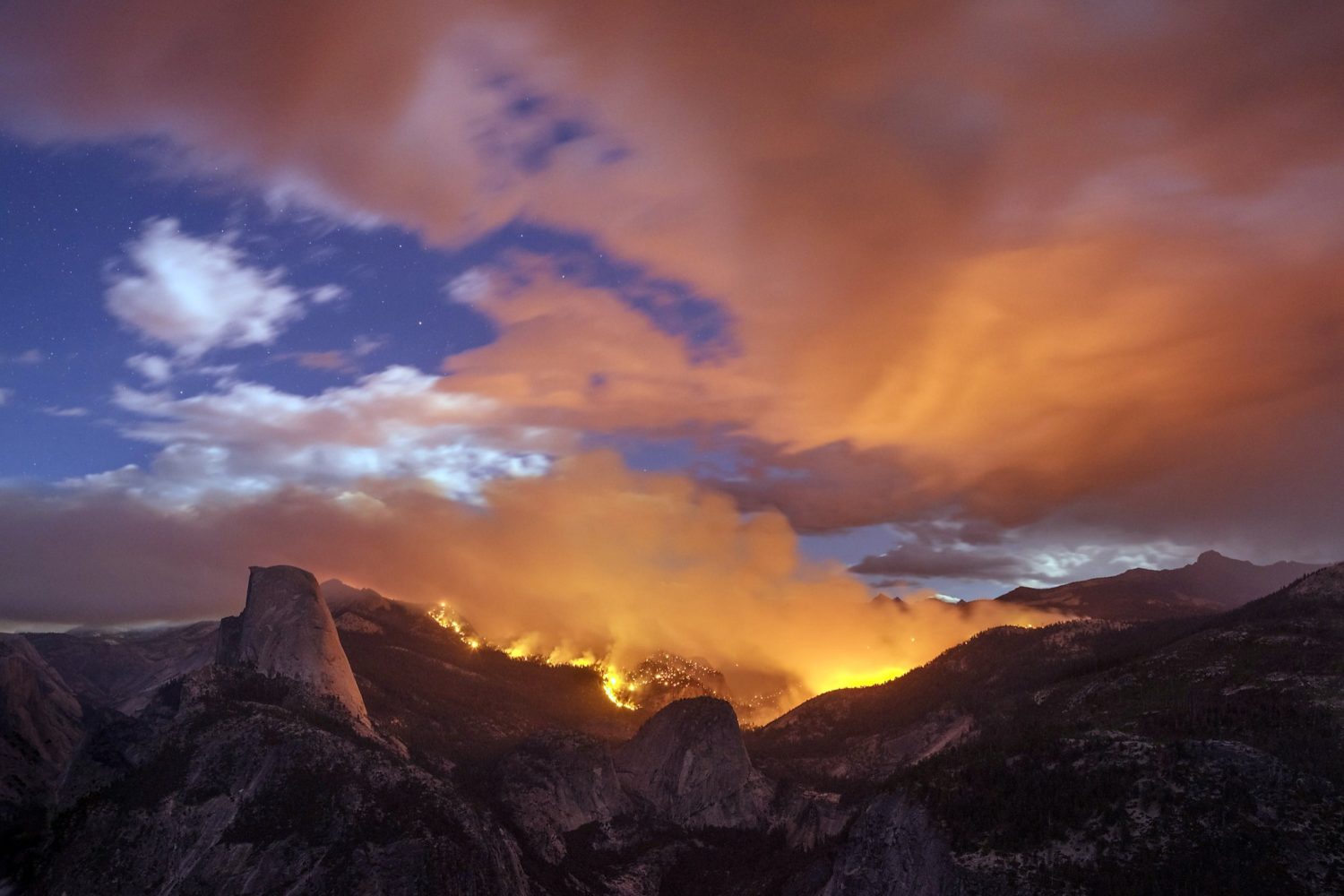 Ferguson fire, yosemite, national park, california,