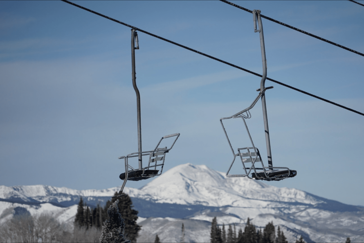 aspen, skico, chairlift, stolen, bell mountain, chair