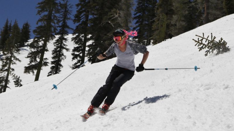 California spring skiing