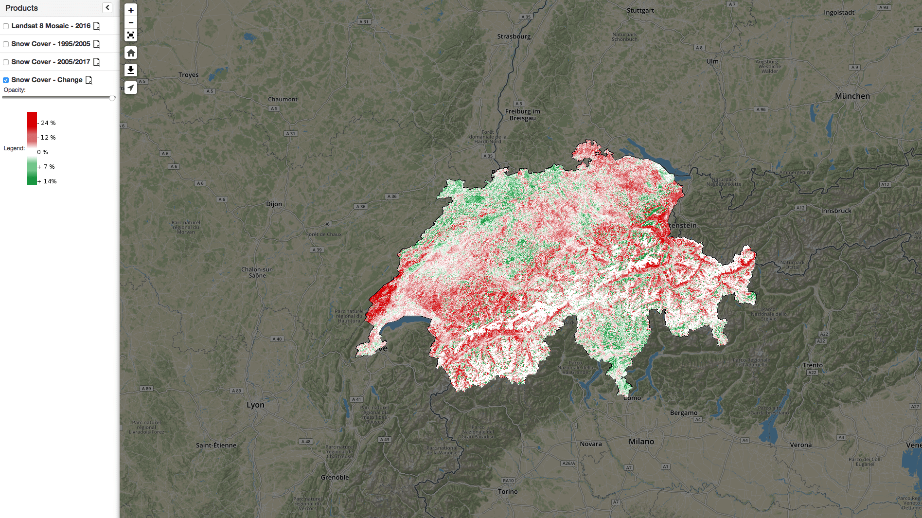 Switzerland, losing snow, global warming, climate change