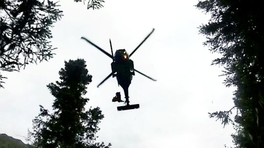 hiker, alaska, impaled, hunters arrow