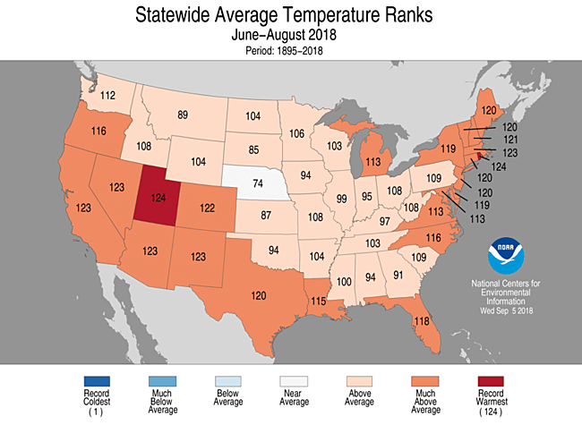 reno, nevada, hottest, summer