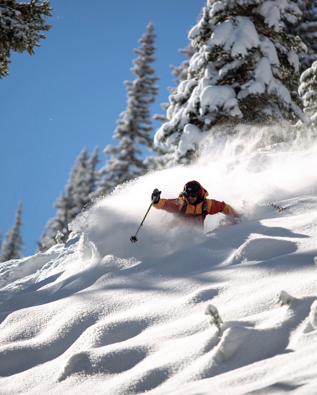 aspen, colorado, faceshots, powder, October, Michael stevens