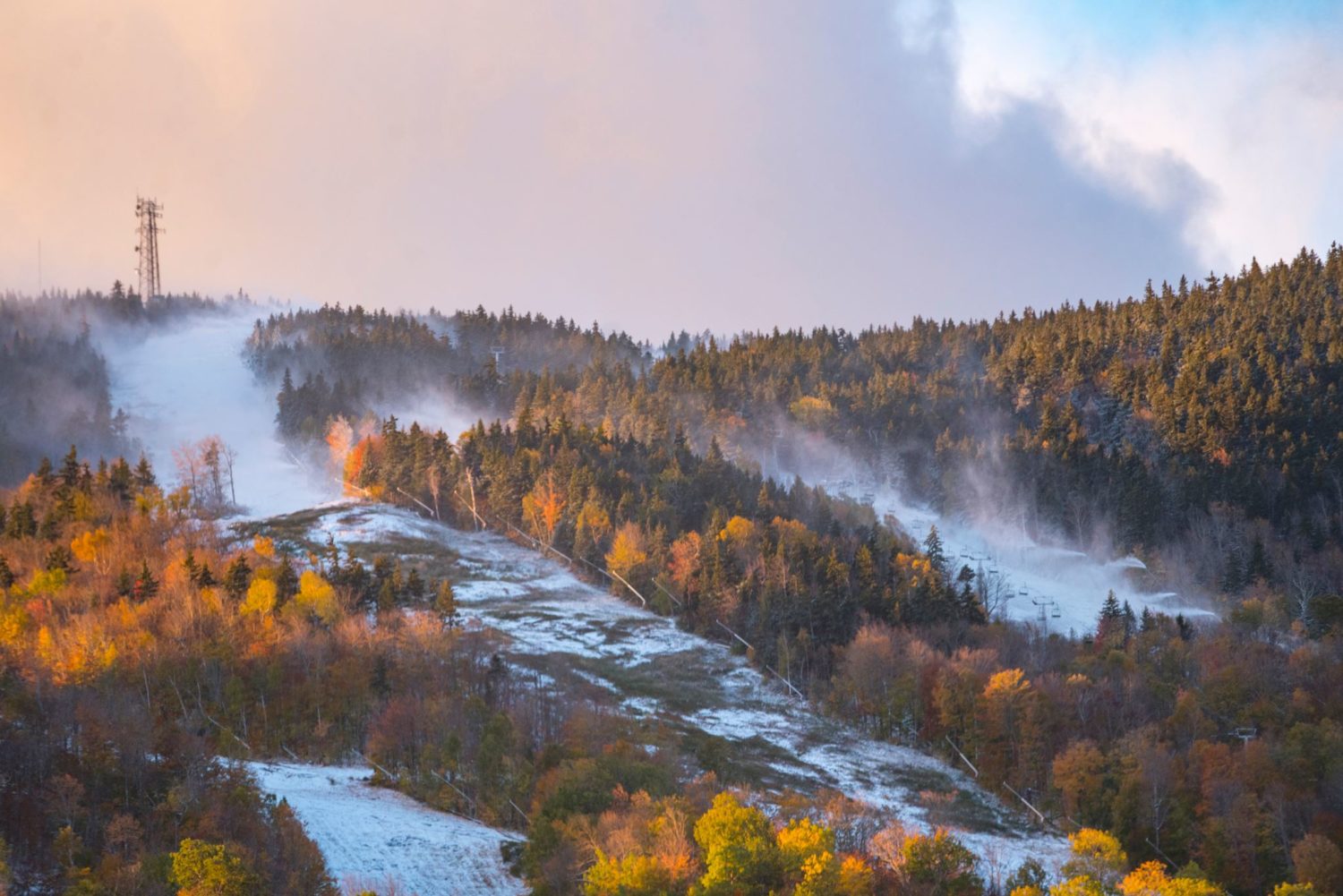 Sunday river, east, open, Maine