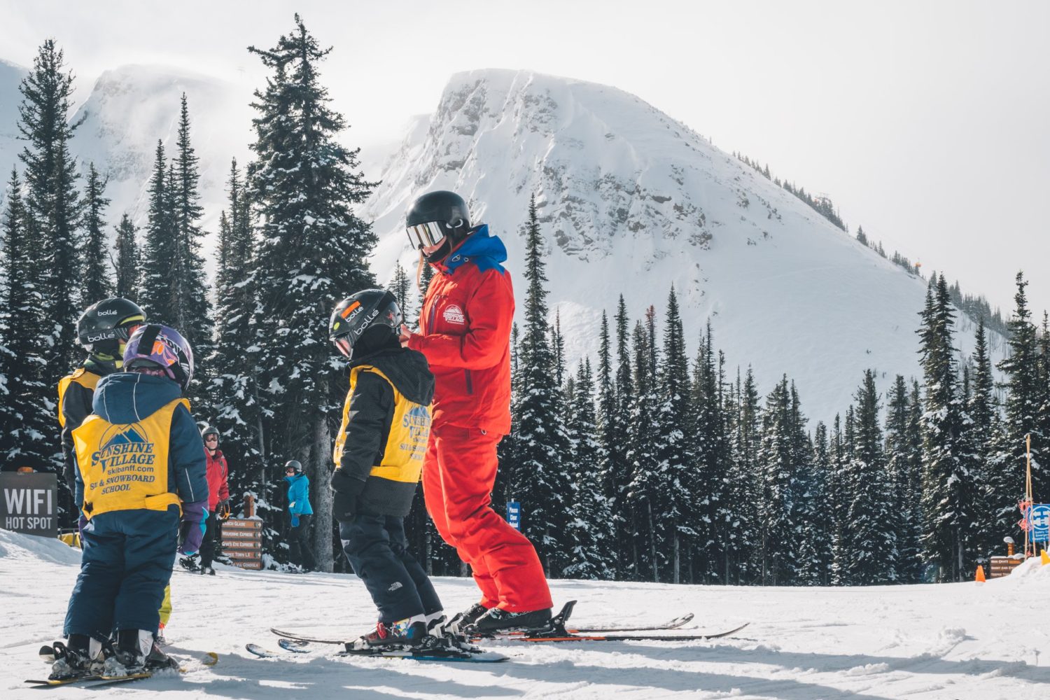 Ski lessons are included with some ski holidays